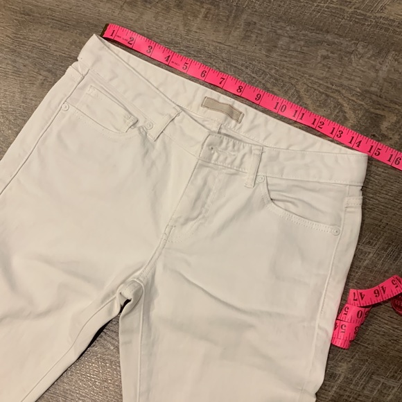 UNIQLO white skinny stretch jeans pants women’s size 27 - Picture 6 of 9